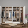 Macaron 6 Kapılı Membran Gardrop Mdf