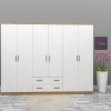 Mine 6 Kapılı 2 Çekmeceli Gardırop Mdf