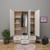 Modern Çıtalı Kapak Gardırop Mdf