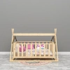 Organik Baby Doğal Ahşap Beşik Montessori Mdf