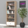Sude 5 Raflı 1 Çekmeceli Kitaplık Mdf