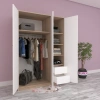 Troy 3 Kapılı Gardırop Mdf