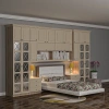 Vario Aynalı Yatak Üstü Gardrop Mdf