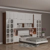 Vario Aynalı Yatak Üstü Gardrop Mdf