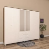Vision 6 Kapılı 6 Çekmeceli Gardrop Mdf