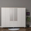 Vision 6 Kapılı 6 Çekmeceli Gardrop Mdf