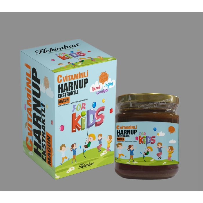 C VİTAMİNLİ HARNUPLU KEÇİBOYNUZU MACUNU (FOR KİDS) 240 GR