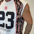 23 Leopar Desenli Sleeves Beyaz