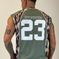 23 Leopar Desenli Sleeves Haki