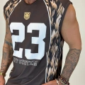 23 Leopar Desenli Sleeves Kahve