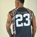 23 Leopar Desenli Sleeves Siyah