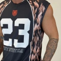 23 Leopar Desenli Sleeves Siyah