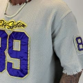 Hasır 89 Saten Aplikeli T-Shirt Gri