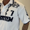 7 Off System Szn Polo Yaka T-shirt Beyaz