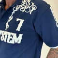 7 Off System Szn Polo Yaka T-shirt Lacivert