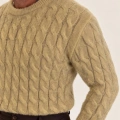 Angora Örgü Kazak Bej