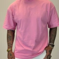 Basic Oversize T-shirt Pembe