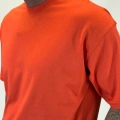 Basic Oversize T-shirt Turuncu