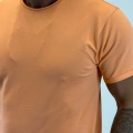 Çift Yaka Relax Fit T-shirt Turuncu