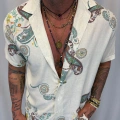 Desenli Kısa Kol Gömlek