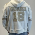 Guard 18 Nakış Detaylı Hoodie Ekru