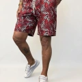 Kapitone Desenli Takım Bordo