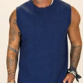 Milano Premium Dokulu T-shirt Lacivert