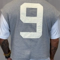 Number 9 Çift Katlı Crop + T-Shirt Gri