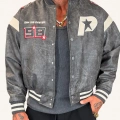 Off System Vintage Crop Bomber Beyaz