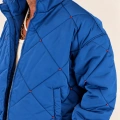 Red Diamond Puffer Mont Saks Mavi