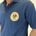 Rose Polo Yaka T-shirt Lacivert