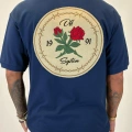 Rose Polo Yaka T-shirt Lacivert