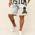 Street Style Spor Şort Gri