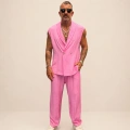 There Kolsuz Kruvaze Takım Pembe
