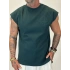 Nakış Detaylı Sleeveless T-shirt Yeşil
