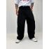 Tky Süper Baggy Yıkamalı Pantolon Siyah