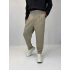 Double Paça Çizgili Pantolon Haki