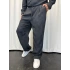 Bambu Keten Pantolon Siyah