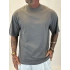 Basic Oversize T-shirt Gri