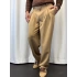 Double Kumaş Pileli Pantolon Camel