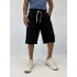 Gabardin Desenli Long Shorts Siyah