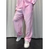 İpek Desenli Pantolon Pembe