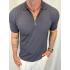 İpek Triko Fermuarlı T-Shirt Lacivert