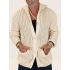 Long Knıt Cardigan Ekru