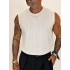 Milano Premium Dokulu T-shirt Beyaz