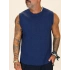 Milano Premium Dokulu T-shirt Lacivert