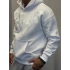 Nakışlı Hoodie Beyaz