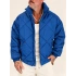 Red Diamond Puffer Mont Saks Mavi