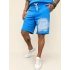 Street Style Spor Şort Mavi