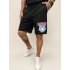 Street Style Spor Şort Siyah